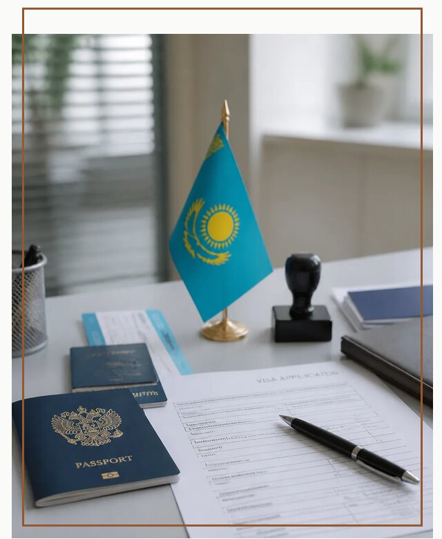 Оформление визы в Казахстан для поездки и работы в Перми