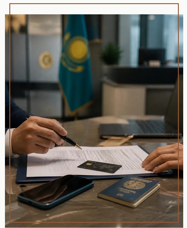 Открытие счета и банковской карты в Казахстане в Перми